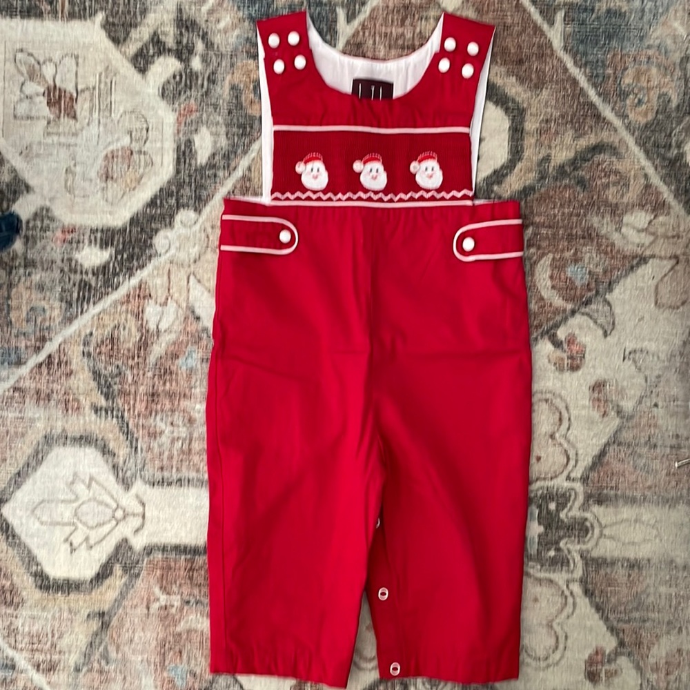 Lil Cactus 12-18 month Santa jumpsuit